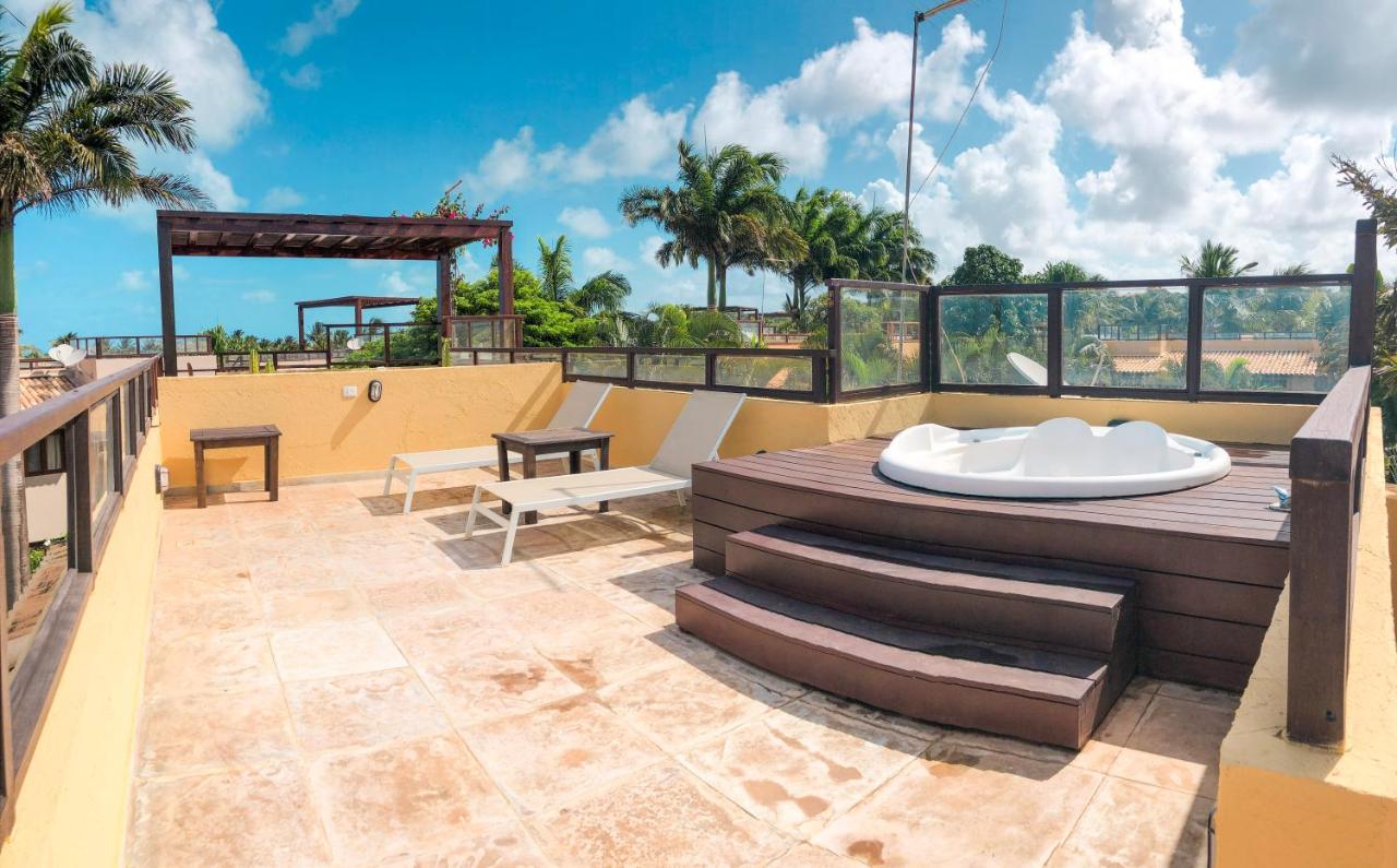 Triplex Vista Mar No Pipa Beleza Lägenhet Praia de Pipa Exteriör bild